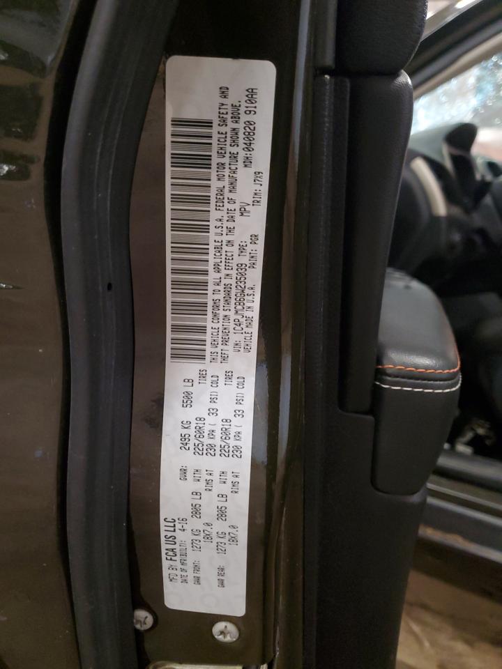 2016 Jeep Cherokee Latitude VIN: 1C4PJMCB6GW235039 Lot: 92290465