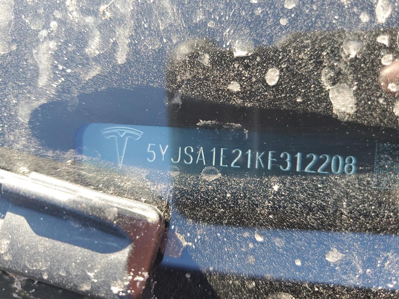 2019 Tesla Model S VIN: 5YJSA1E21KF312208 Lot: 93709895