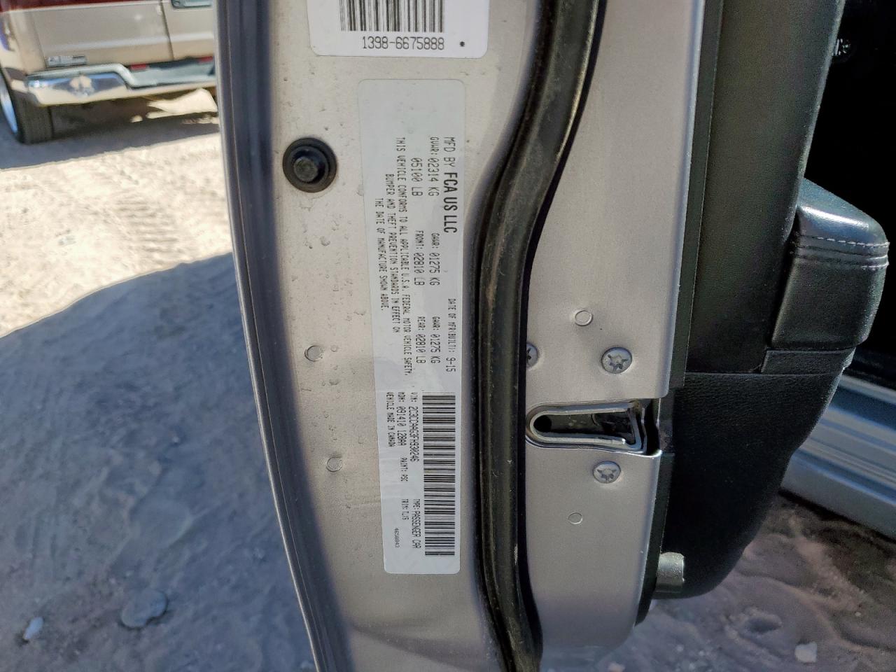 2015 Chrysler 300 Limited VIN: 2C3CCAAG3FH930246 Lot: 92796055