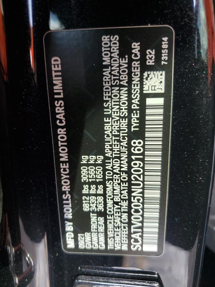 SCATV0C05NU209168 2022 Rolls-Royce Ghost