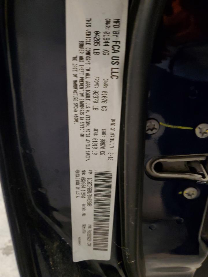 2015 Dodge Dart Sxt VIN: 1C3CDFBB1FD403686 Lot: 93487665