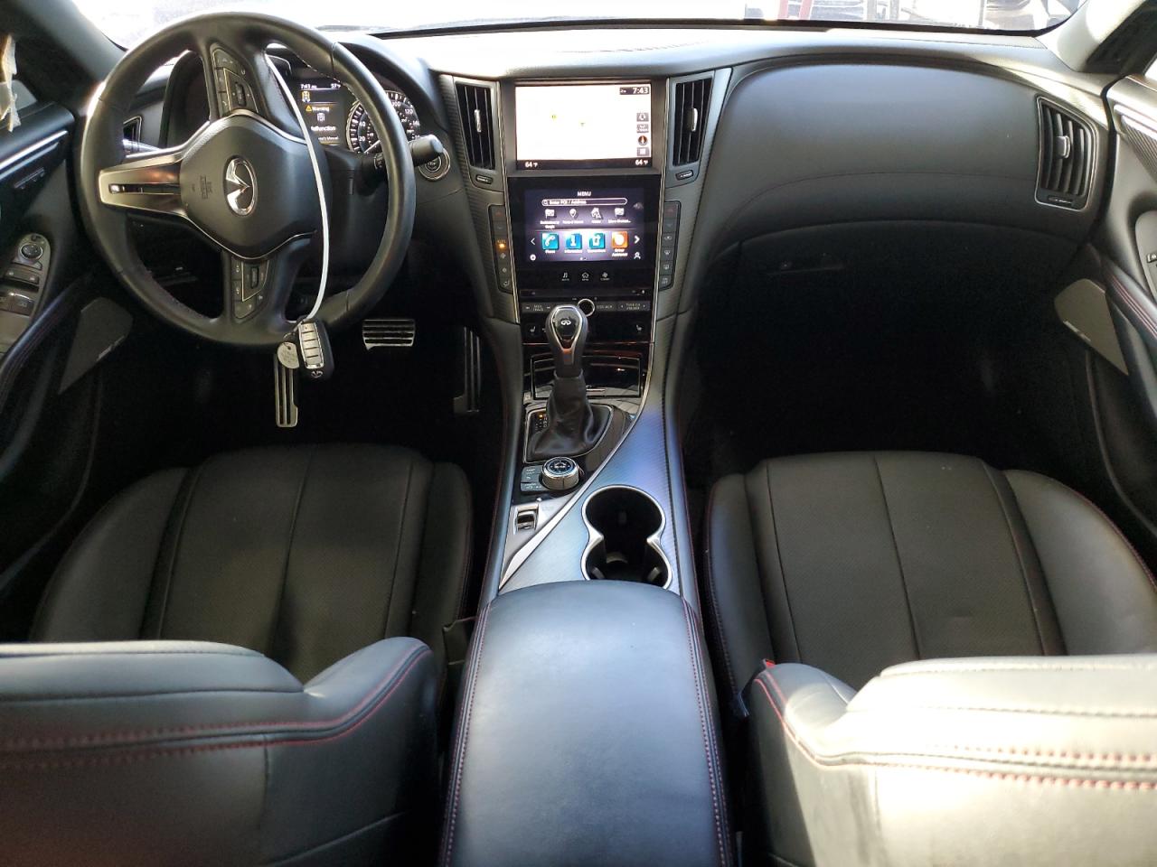 2022 Infiniti Q60 Red Sport 400 VIN: JN1FV7LK0NM660589 Lot: 90761365