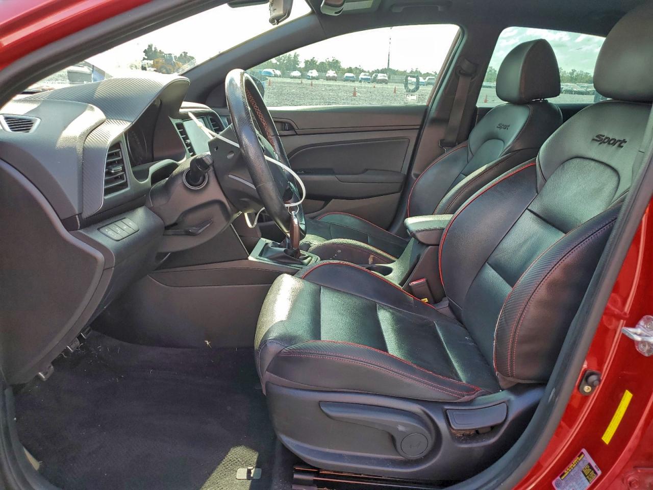 2019 Hyundai Elantra Sport VIN: KMHD04LB2KU854873 Lot: 93909735