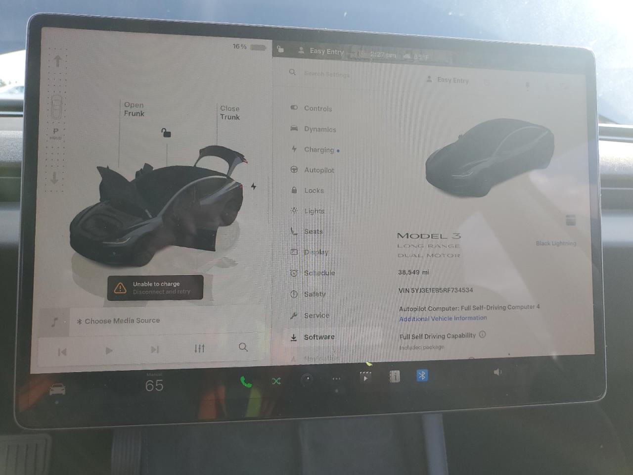 2024 Tesla Model 3 VIN: 5YJ3E1EB5RF734534 Lot: 92944255