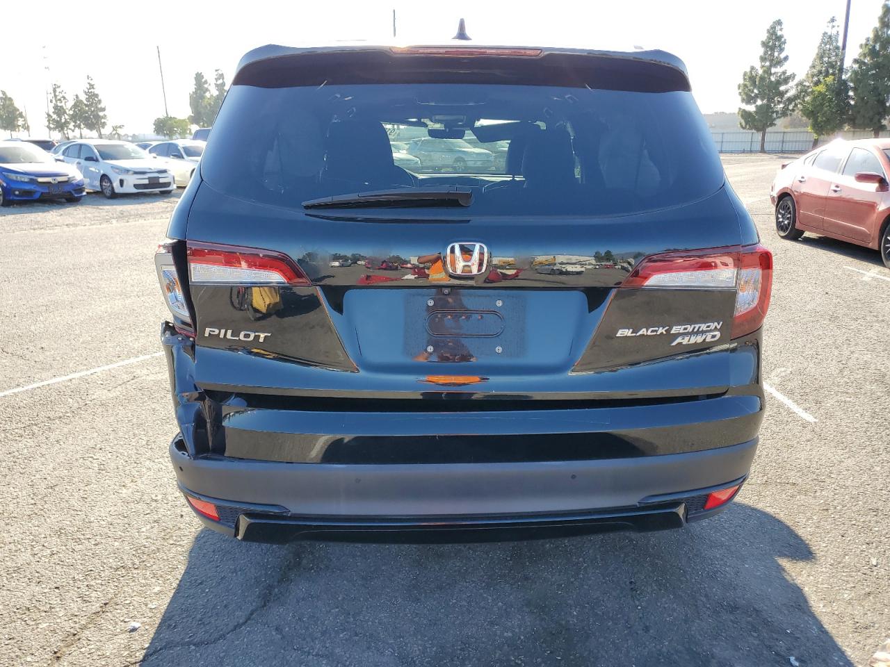 2021 Honda Pilot Black VIN: 5FNYF6H79MB002780 Lot: 91290005