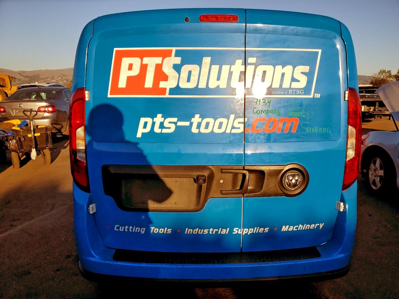 2022 Ram Promaster City Tradesman VIN: ZFBHRFAB2N6Y30823 Lot: 93789435