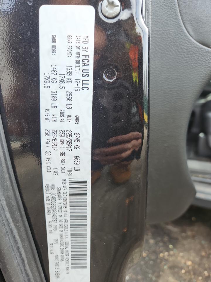 2016 Dodge Grand Caravan R/T VIN: 2C4RDGEG2GR242797 Lot: 91417485