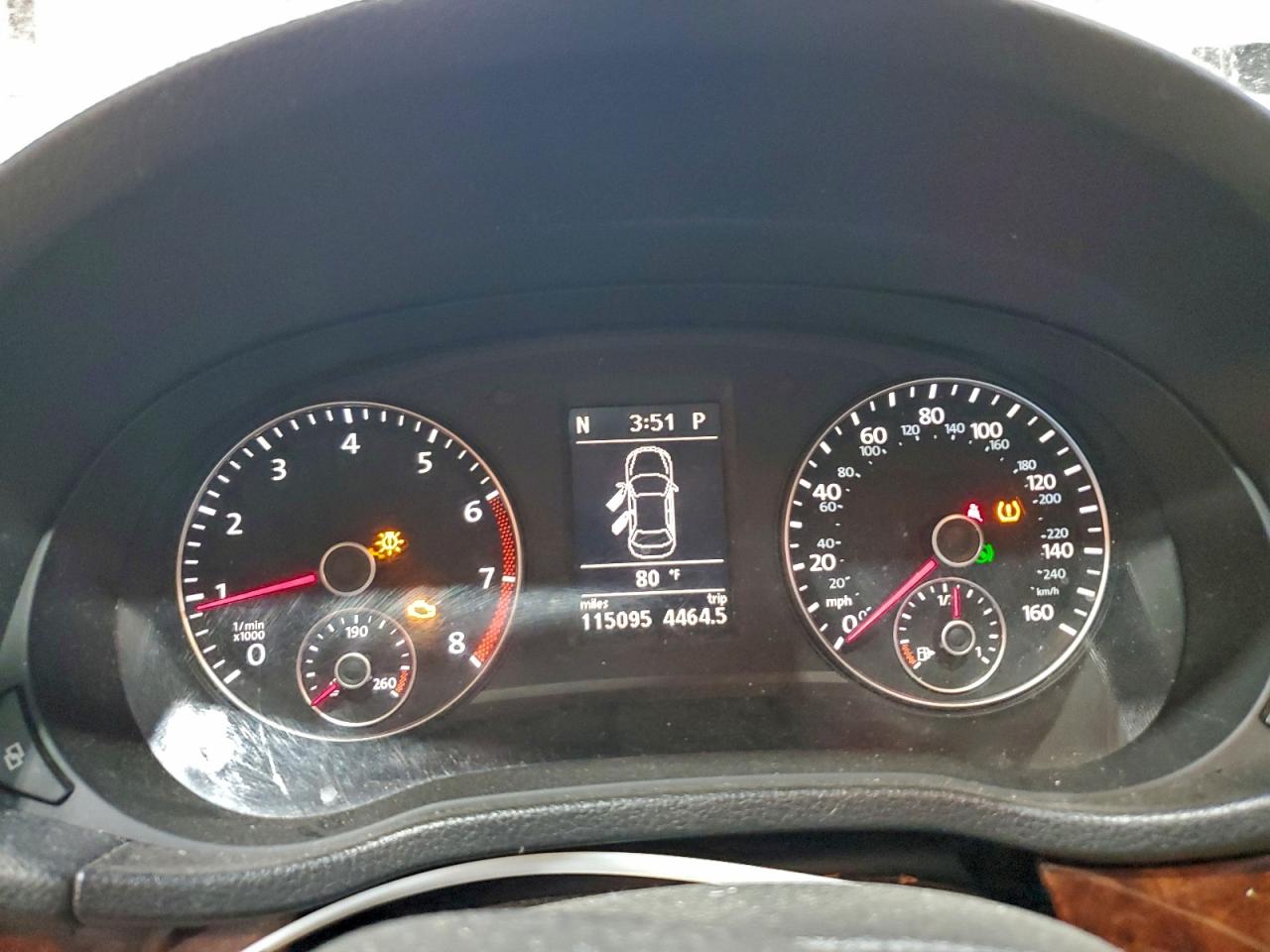 2012 Volkswagen Passat Sel VIN: 1VWCP7A37CC040988 Lot: 93347895