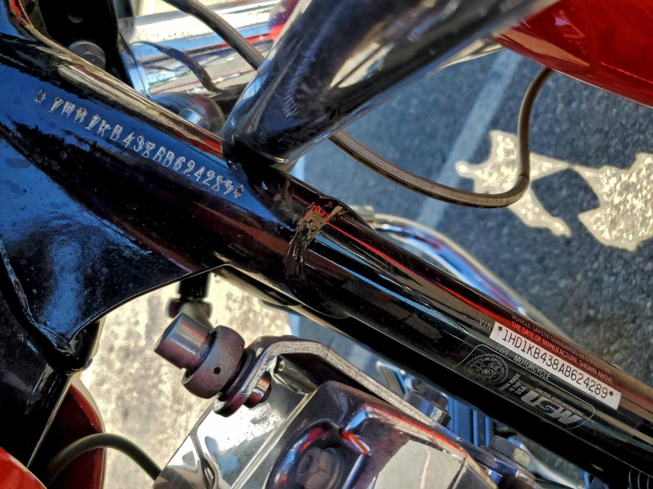 2010 Harley-Davidson Flhx VIN: 1HD1KB438AB624289 Lot: 94509935