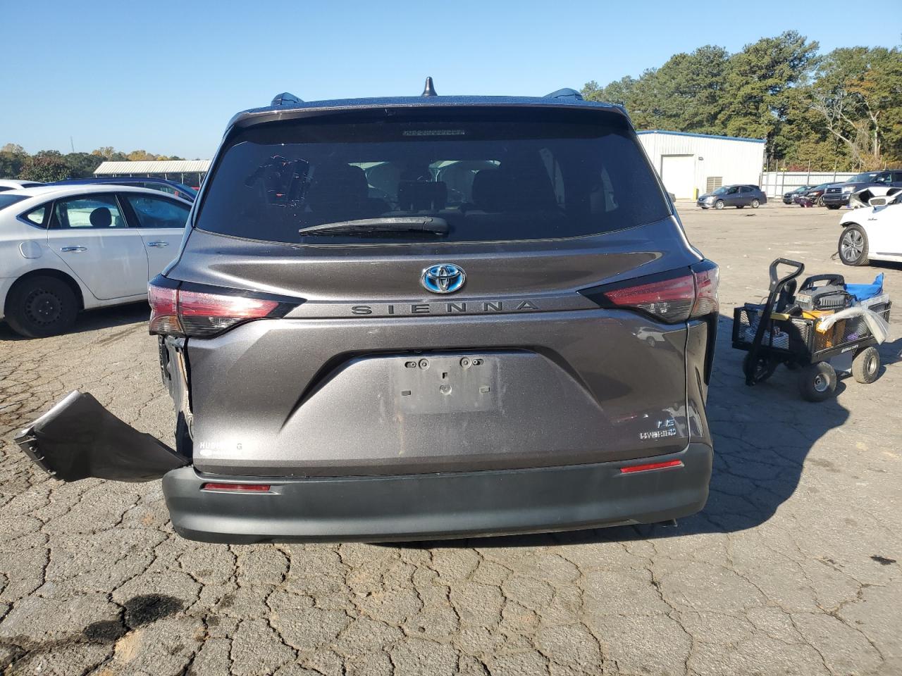 2022 Toyota Sienna Le VIN: 5TDKRKEC0NS115215 Lot: 91596065