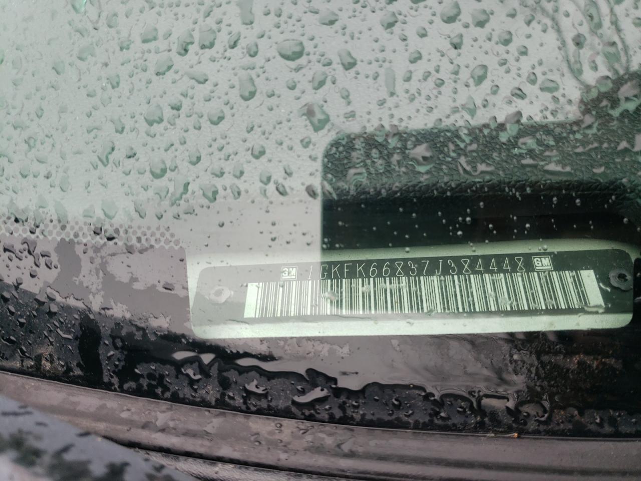 2007 GMC Yukon Xl Denali VIN: 1GKFK66837J384448 Lot: 93108615