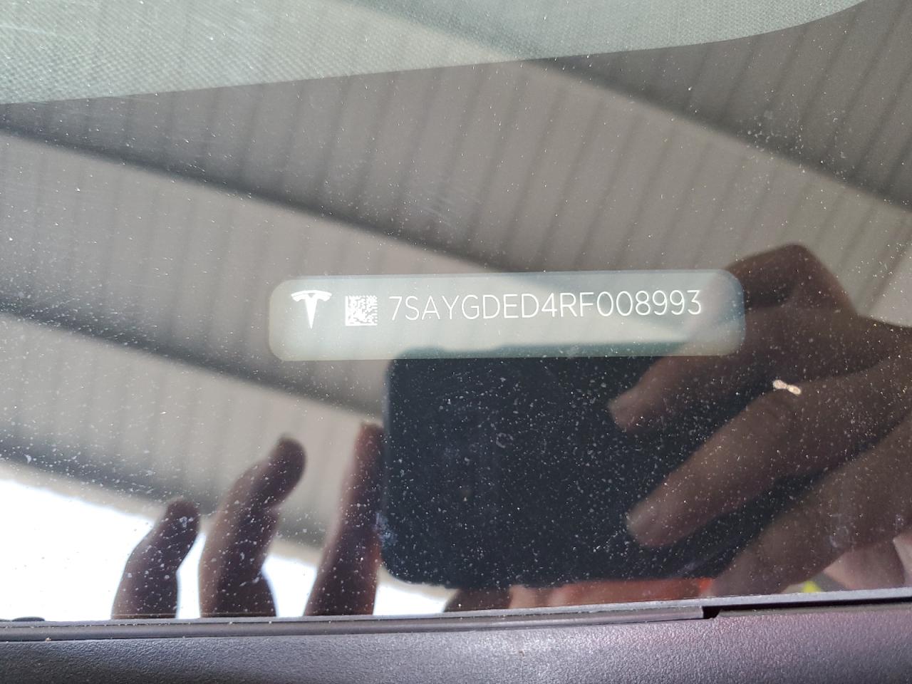 2024 Tesla Model Y VIN: 7SAYGDED4RF008993 Lot: 91461795