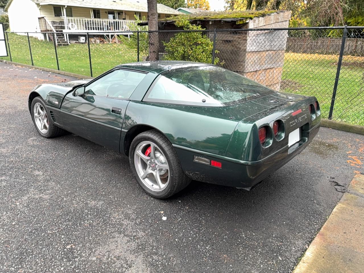 1995 Chevrolet Corvette green coupe gas 1G1YY22P8S5116000 photo #4