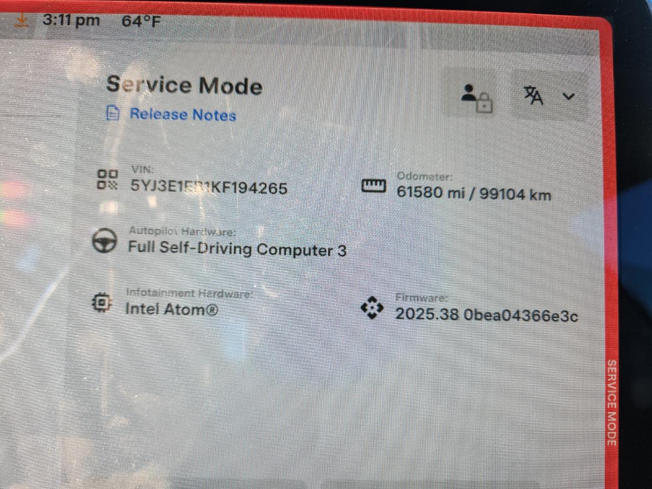 2019 Tesla Model 3 VIN: 5YJ3E1EB1KF194265 Lot: 91725525