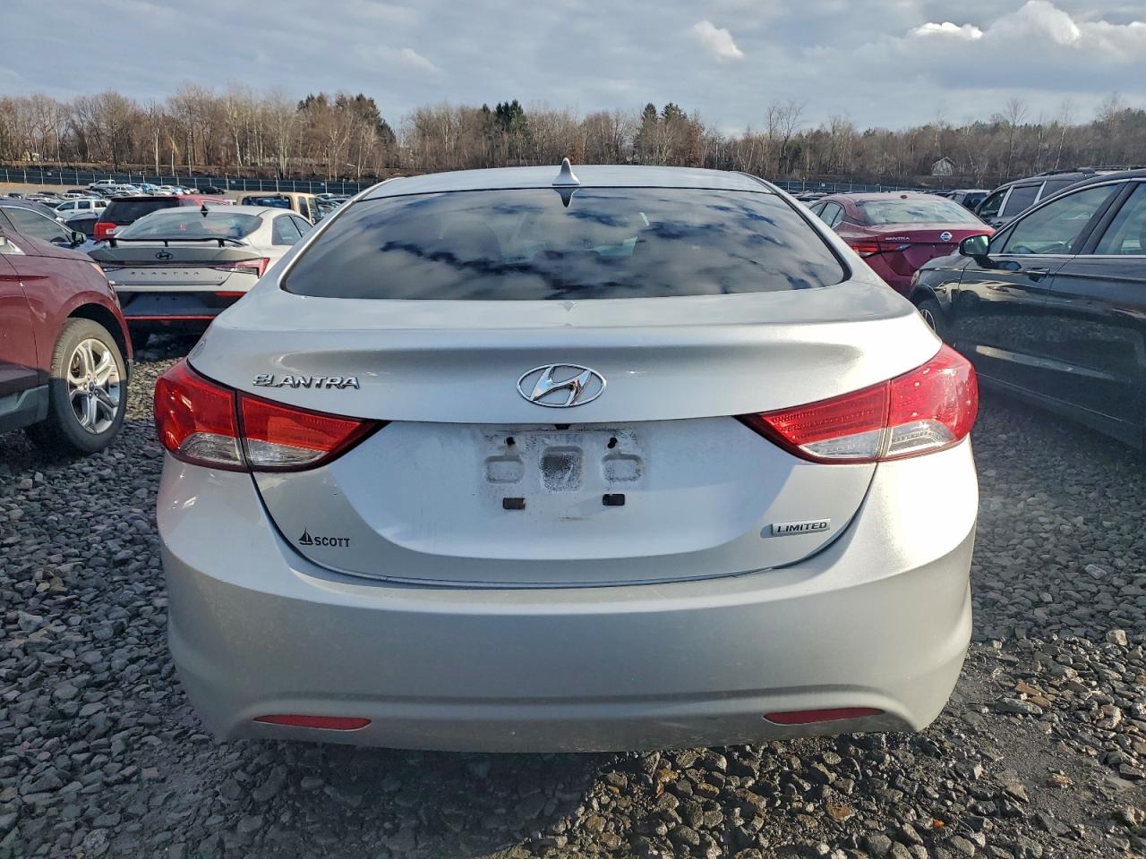 2013 Hyundai Elantra Gls VIN: 5NPDH4AE4DH271048 Lot: 93466885