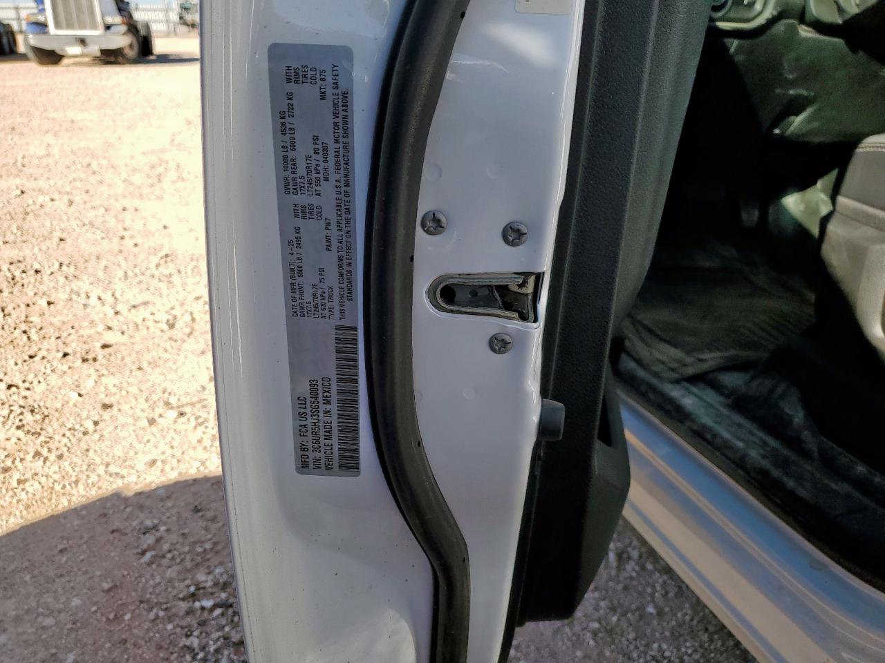 2025 Ram 2500 Tradesman VIN: 3C6UR5HJ3SG540093 Lot: 90999175