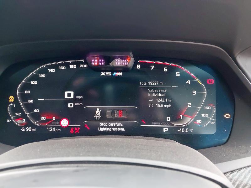 2021 BMW X5 M XDRIVE X5 M COMPETITION 5DR STEP AUTO