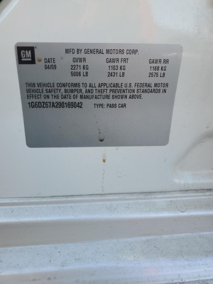 2009 Cadillac Sts VIN: 1G6DZ67A290169042 Lot: 91618805