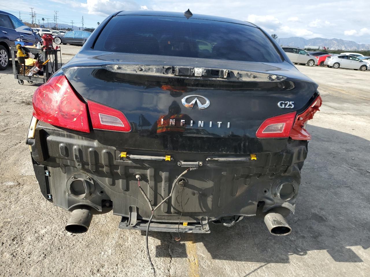 2011 Infiniti G25 Base VIN: JN1DV6AP1BM600509 Lot: 92712555