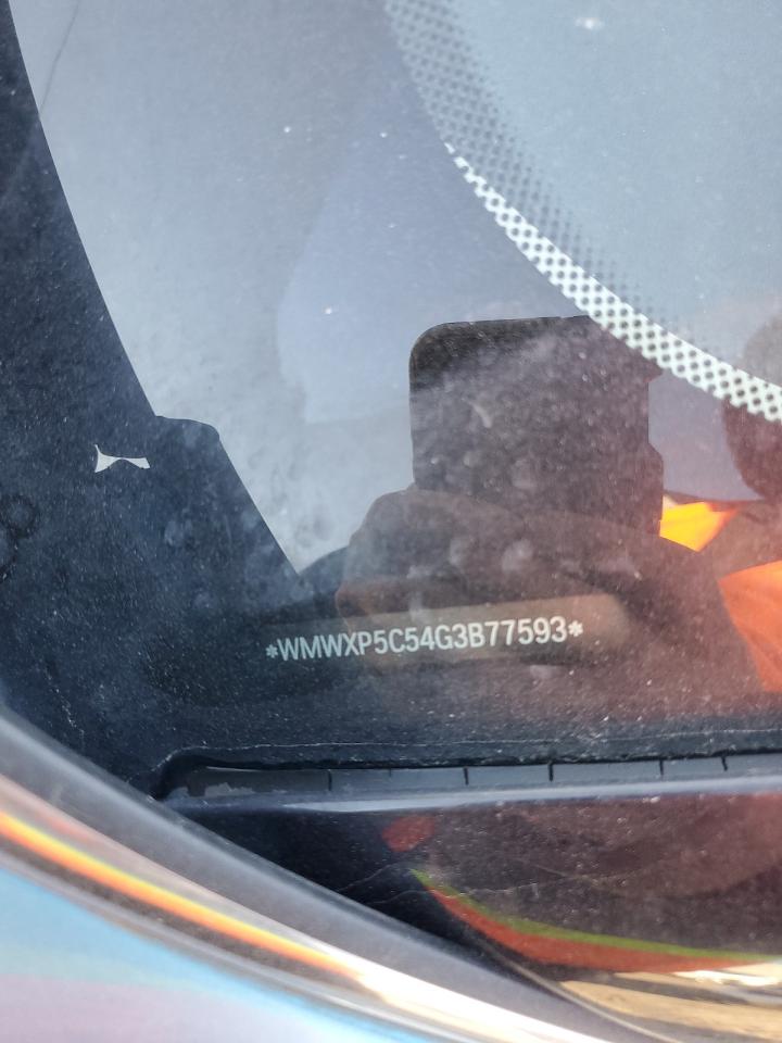 2016 Mini Cooper VIN: WMWXP5C54G3B77593 Lot: 92438265