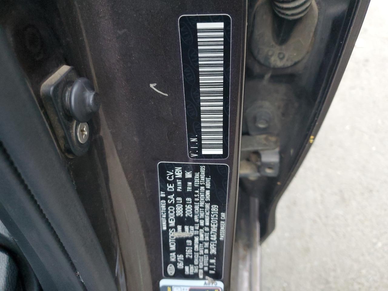 2017 Kia Forte Lx VIN: 3KPFL4A7XHE015189 Lot: 93519015