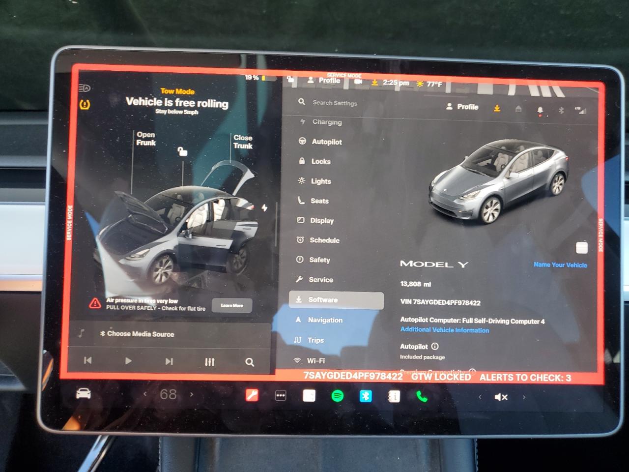 2023 Tesla Model Y VIN: 7SAYGDED4PF978422 Lot: 91188695