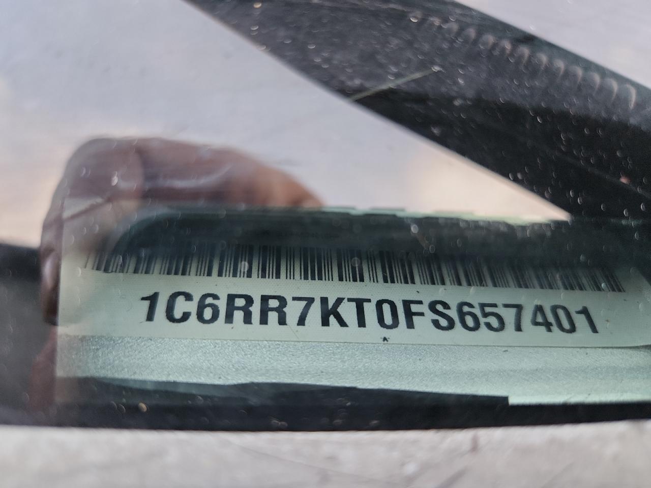 2015 Ram 1500 St VIN: 1C6RR7KT0FS657401 Lot: 92801905