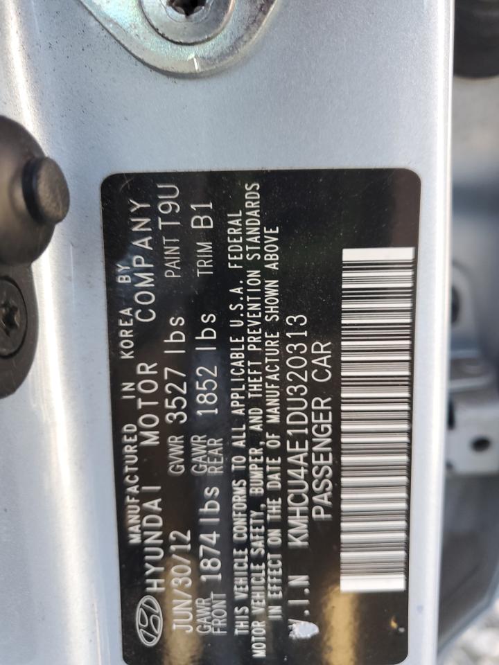 2013 Hyundai Accent Gls VIN: KMHCU4AE1DU320313 Lot: 93402955