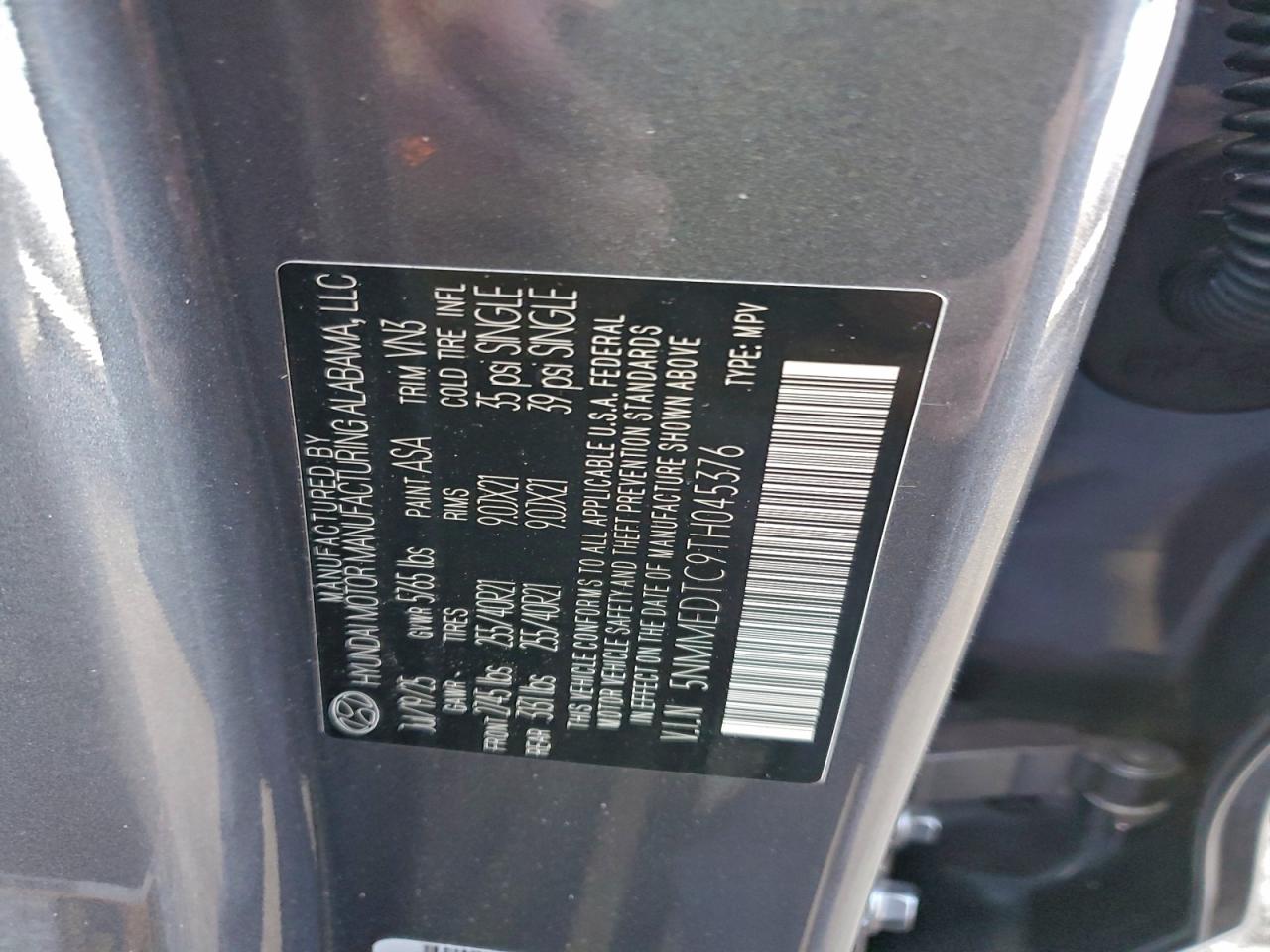 2026 Genesis Gv70 Sport Prestige VIN: 5NMMEDTC9TH045376 Lot: 93873905