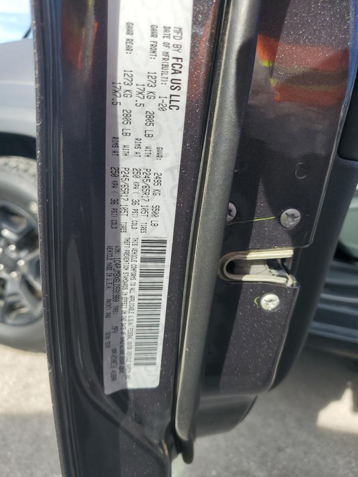 2020 Jeep Cherokee Trailhawk VIN: 1C4PJMBX6LD591980 Lot: 91206845