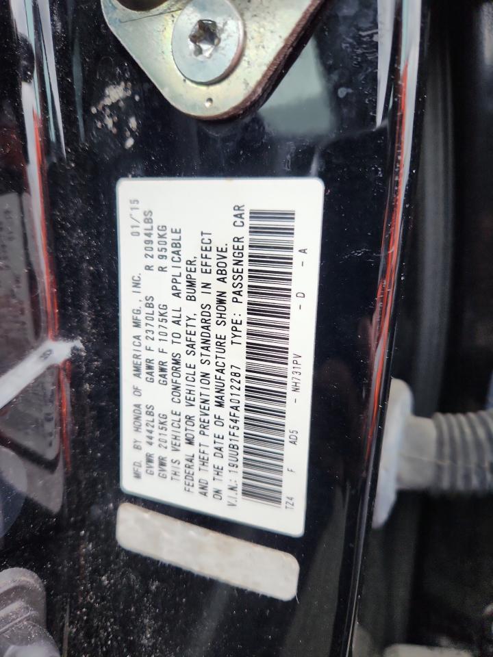 2015 Acura Tlx Tech VIN: 19UUB1F54FA012287 Lot: 92289605