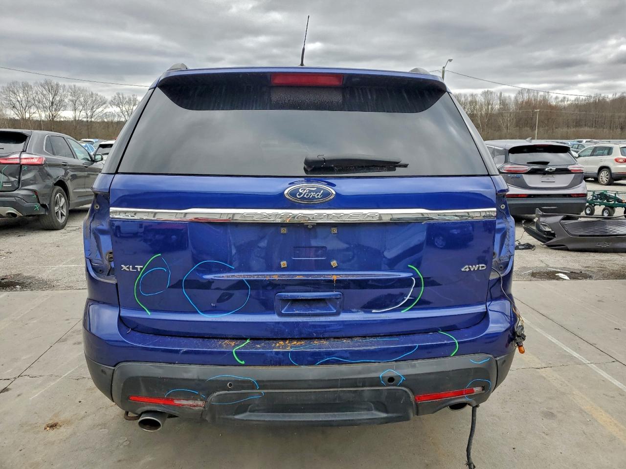 2014 Ford Explorer Xlt VIN: 1FM5K8D86EGA92207 Lot: 93823085