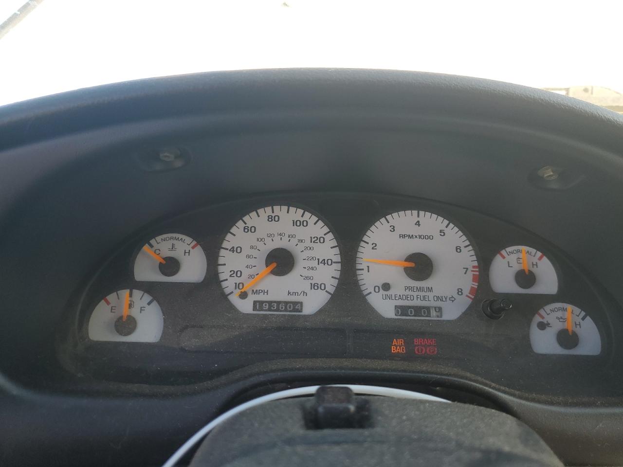 1998 Ford Mustang Cobra VIN: 1FAFP47V2WF126225 Lot: 93602865