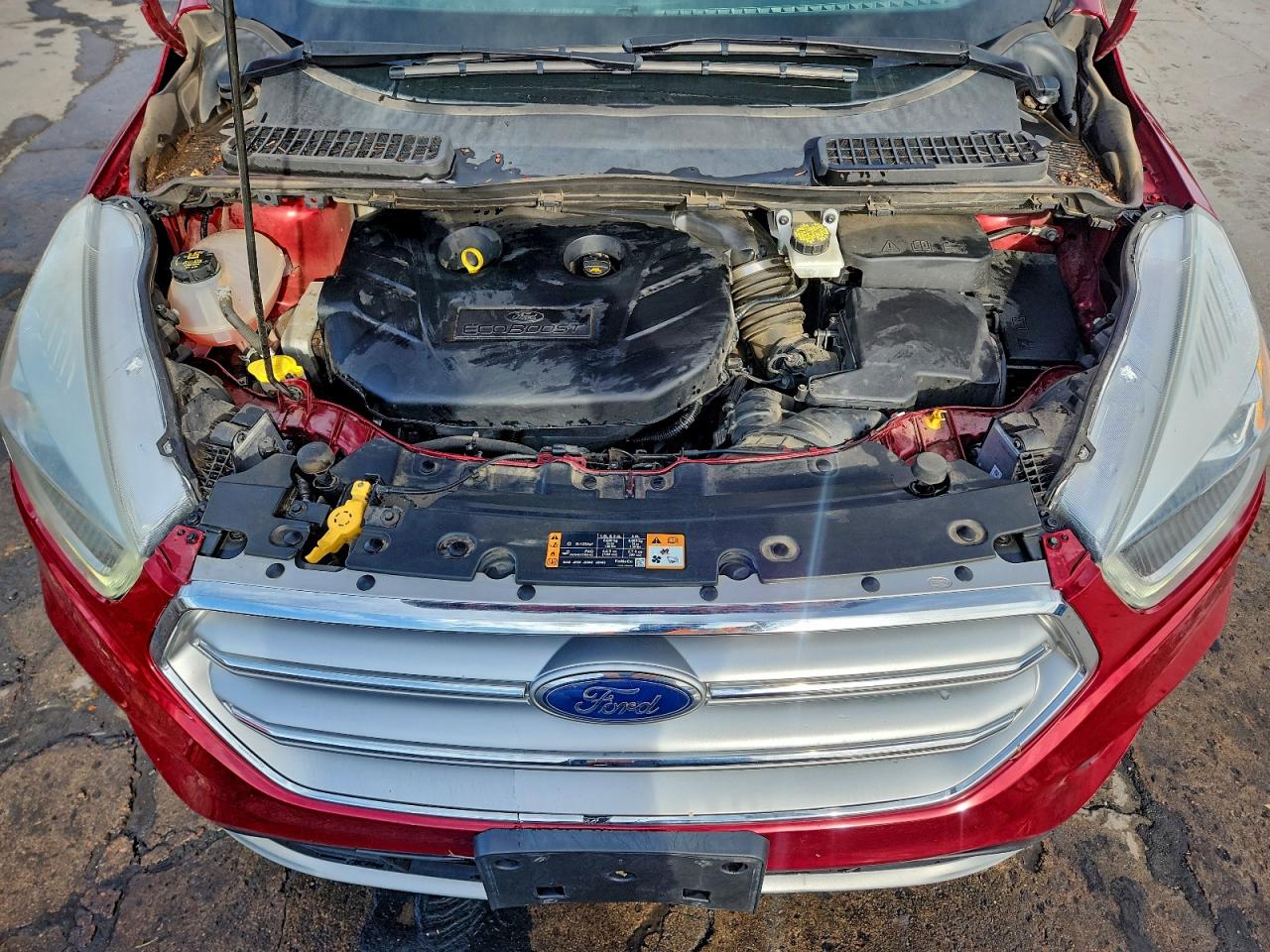 2017 Ford Escape Titanium VIN: 1FMCU9J96HUD29286 Lot: 94152455