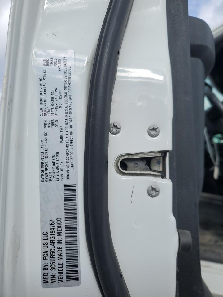 2024 Ram 2500 Tradesman VIN: 3C6UR5CL4RG194767 Lot: 92197705