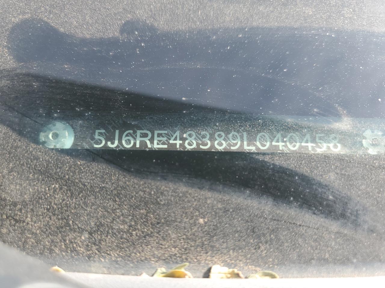 2009 Honda Cr-V Lx VIN: 5J6RE48389L040458 Lot: 92668405