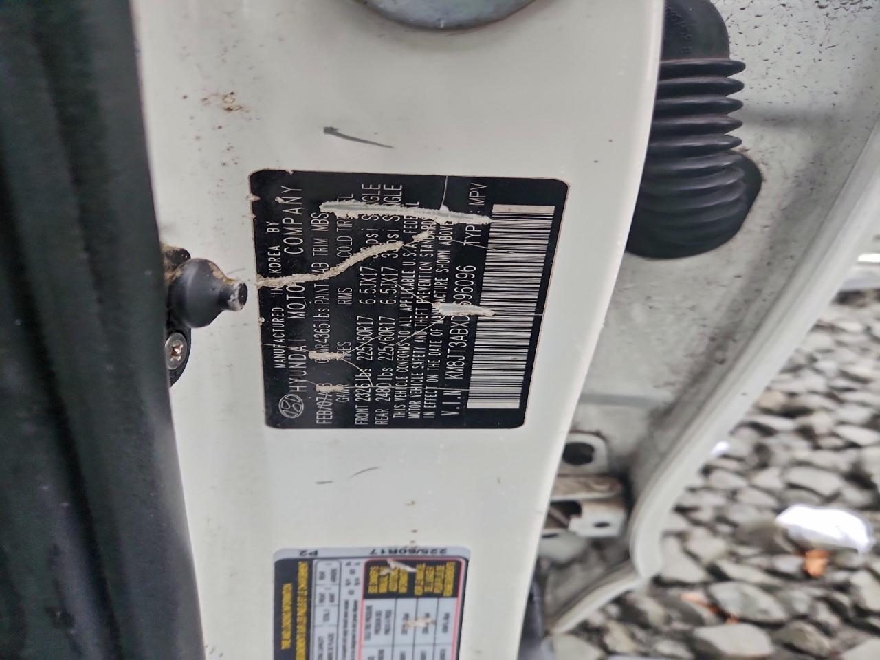 2013 Hyundai Tucson Gl VIN: KM8JT3ABXDU696096 Lot: 94223455