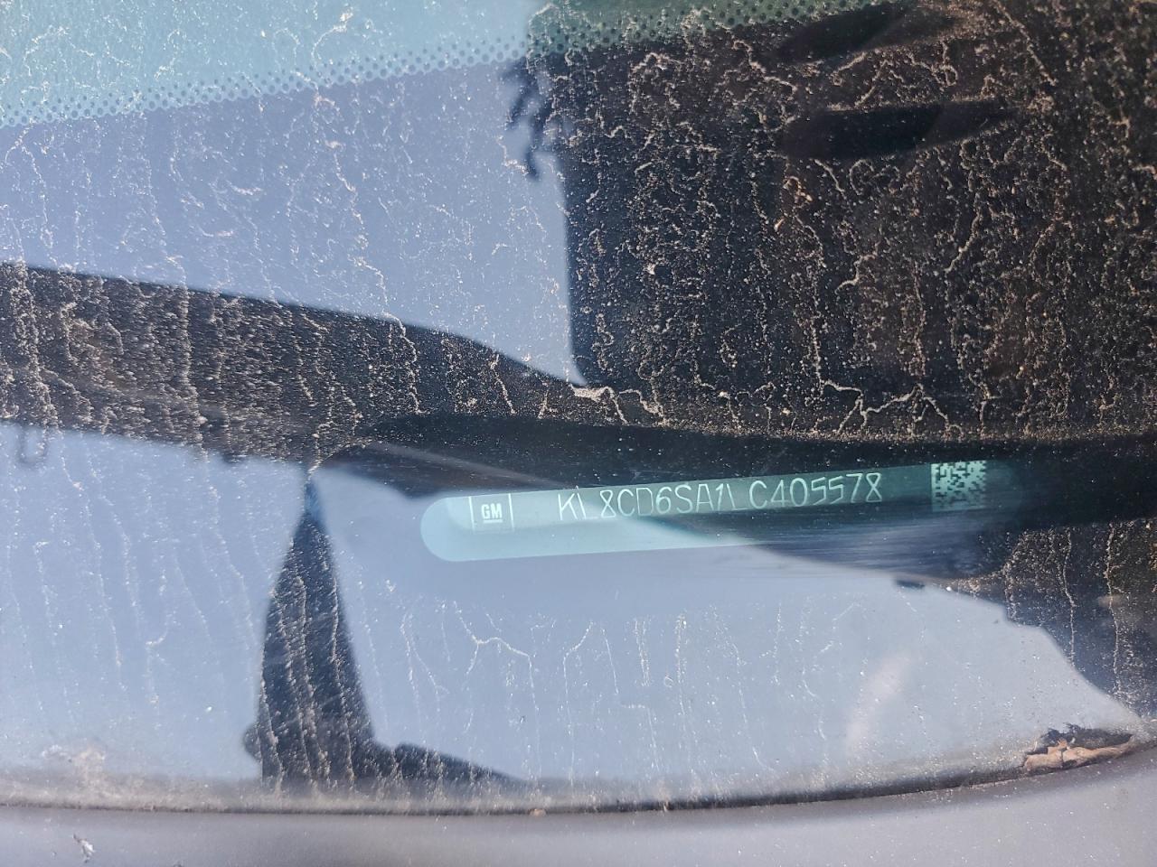 2020 Chevrolet Spark 1Lt VIN: KL8CD6SA1LC405578 Lot: 93633535