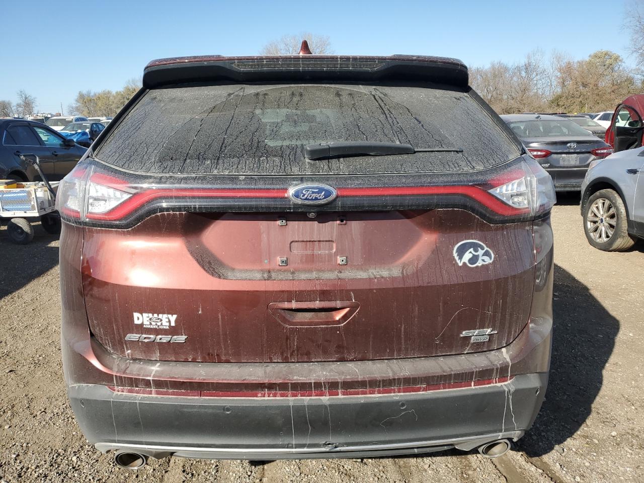 2015 Ford Edge Sel VIN: 2FMTK4J80FBB60529 Lot: 91943145