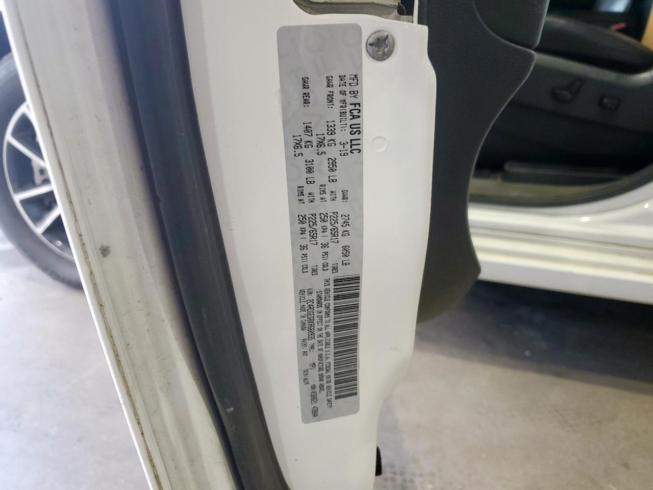 2019 Dodge Grand Caravan Gt VIN: 2C4RDGEG6KR660935 Lot: 91987235