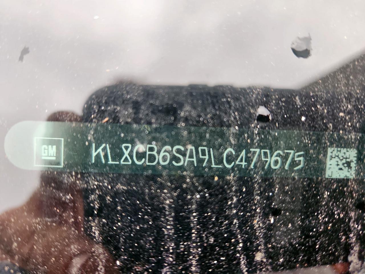 2020 Chevrolet Spark Ls VIN: KL8CB6SA9LC479675 Lot: 93492855