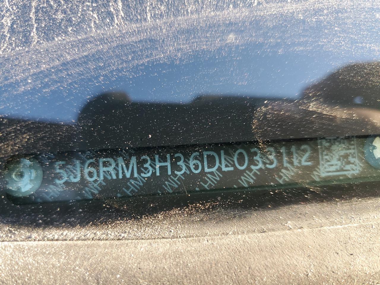 2013 Honda Cr-V Lx VIN: 5J6RM3H36DL033112 Lot: 93490955