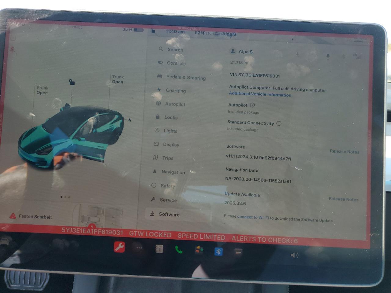 2023 Tesla Model 3 VIN: 5YJ3E1EA1PF619031 Lot: 90737175