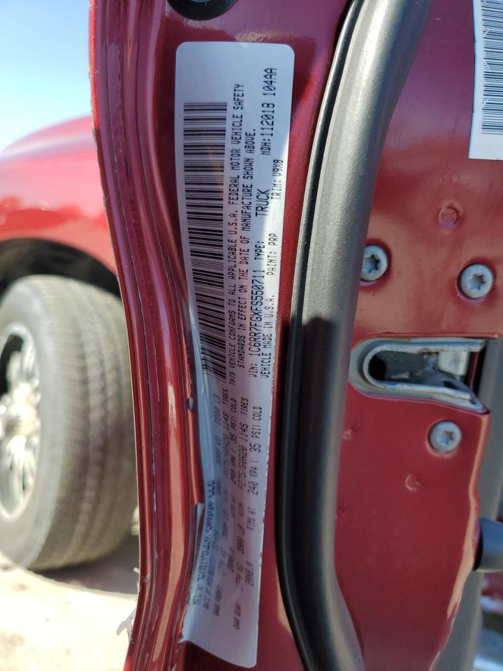 2015 Ram 1500 St VIN: 1C6RR7FGXFS550711 Lot: 91900275