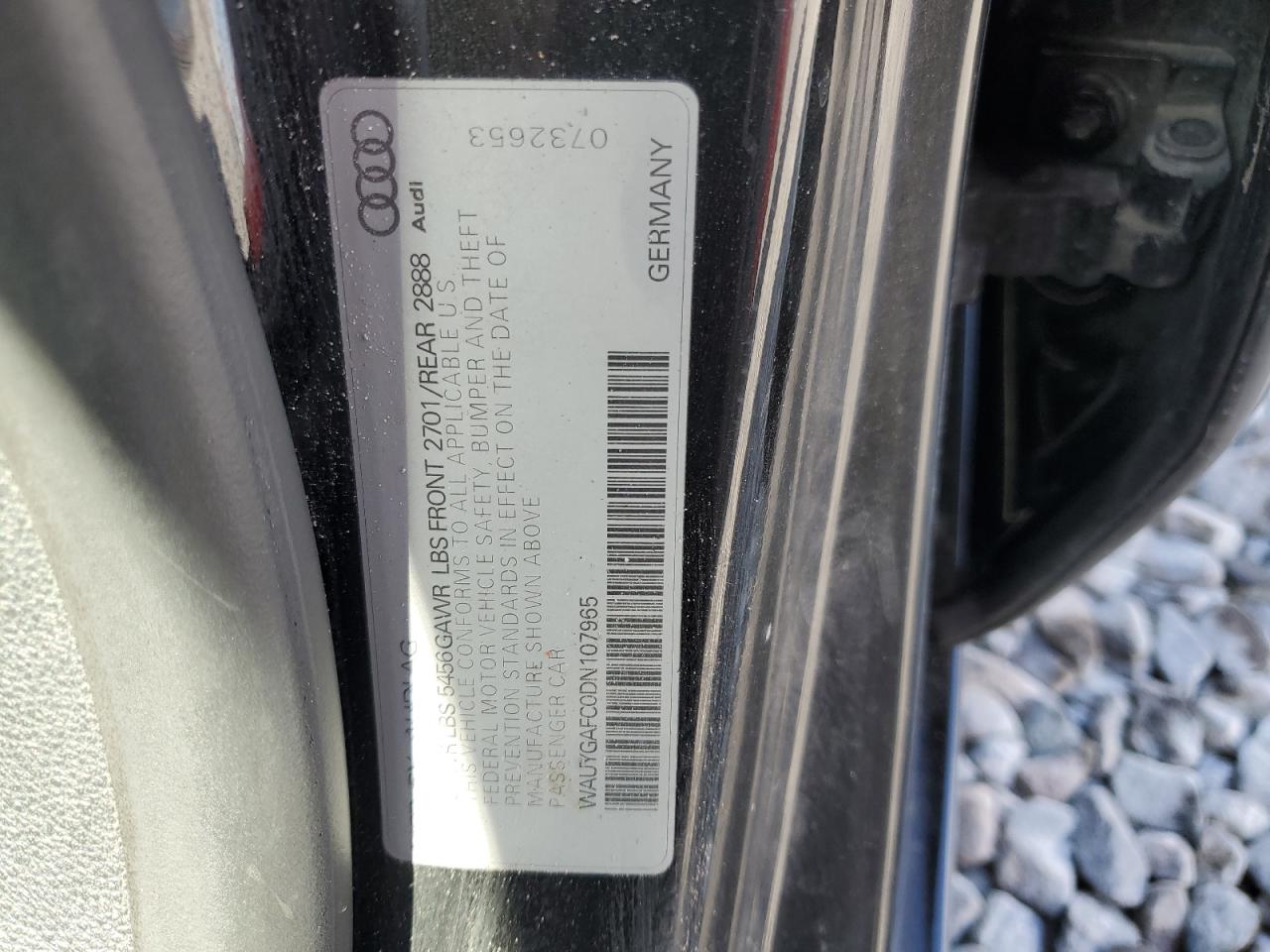 2013 Audi A7 Premium Plus VIN: WAUYGAFC0DN107965 Lot: 91431455