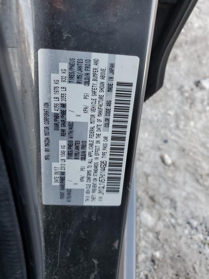 2017 Mazda 6 Touring VIN: JM1GL1V57H1144926 Lot: 90494575