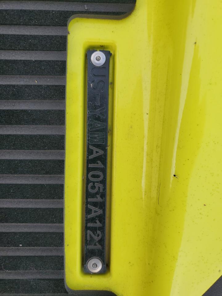 2021 Yamaha Waverunner VIN: YAMA1051A121 Lot: 91649215