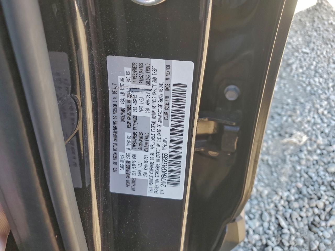 2023 Mazda Cx-30 VIN: 3MVDMBAM0PM558956 Lot: 94418255