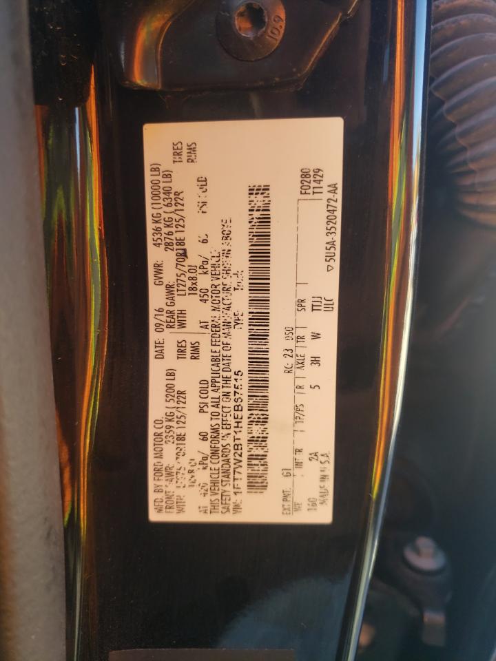 2017 Ford F250 Super Duty VIN: 1FT7W2BT1HEB67515 Lot: 91586945