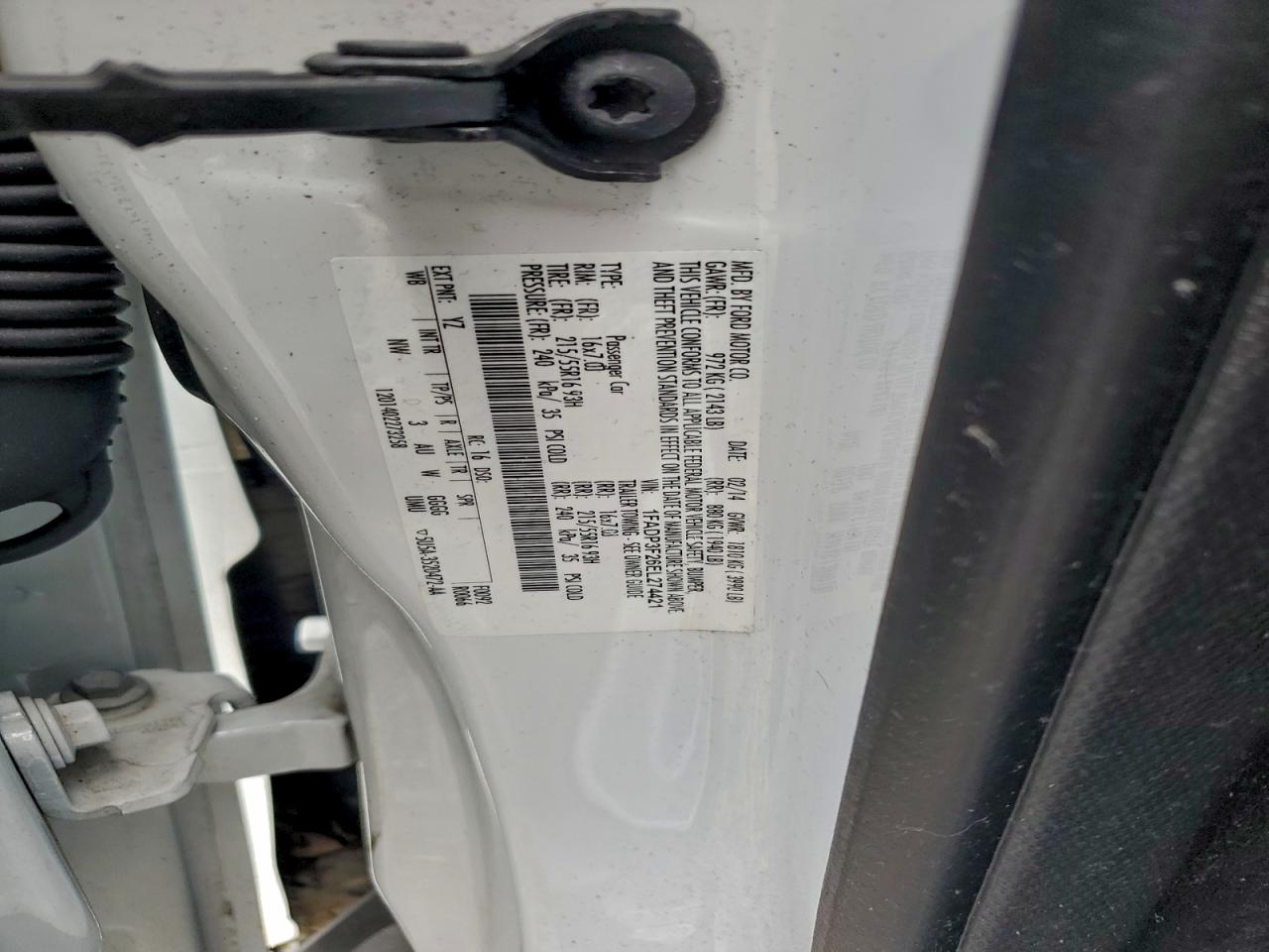 2014 Ford Focus Se VIN: 1FADP3F26EL274421 Lot: 93993975